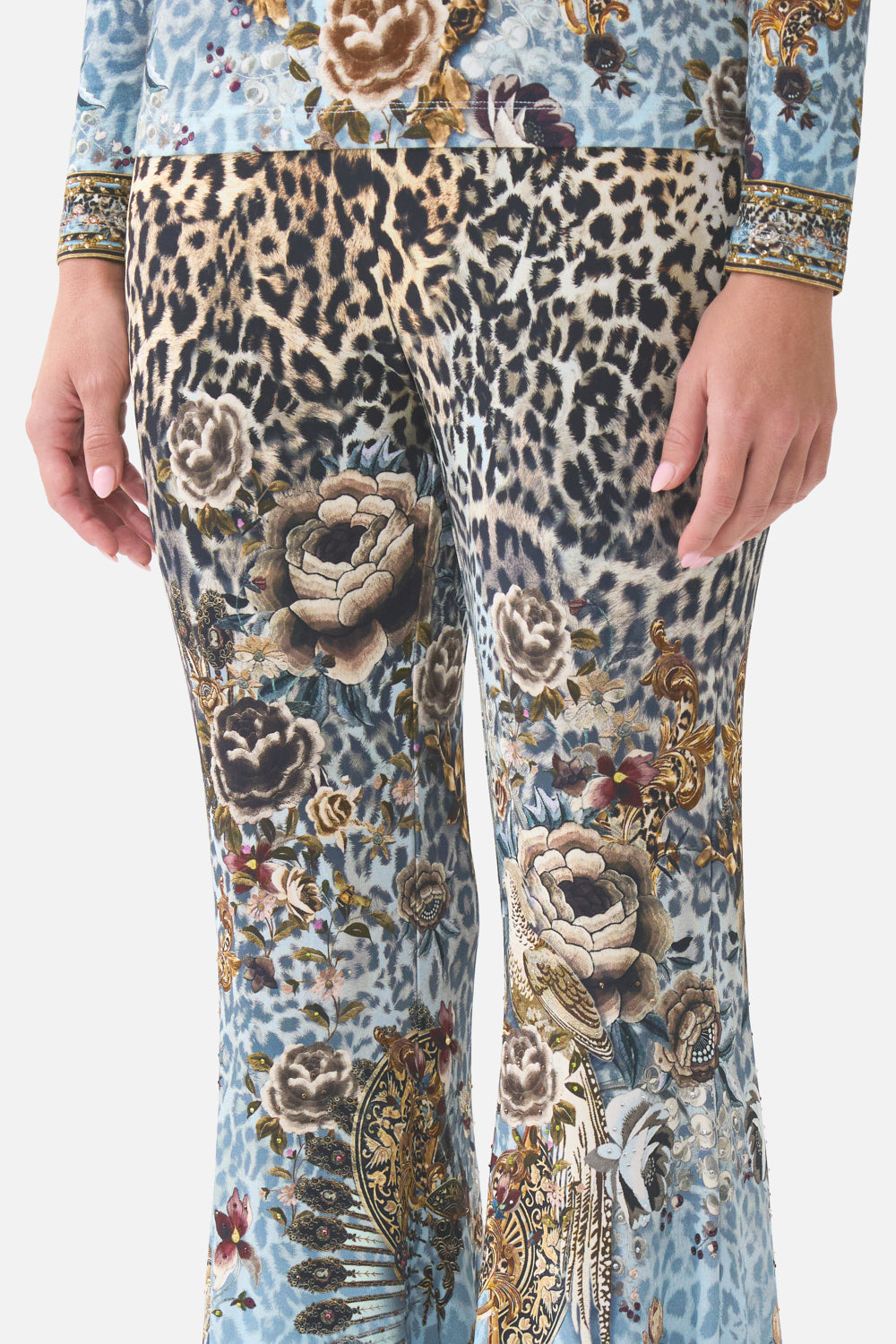 JERSEY FLARED PANT FIESTA, SIESTA, REPEAT