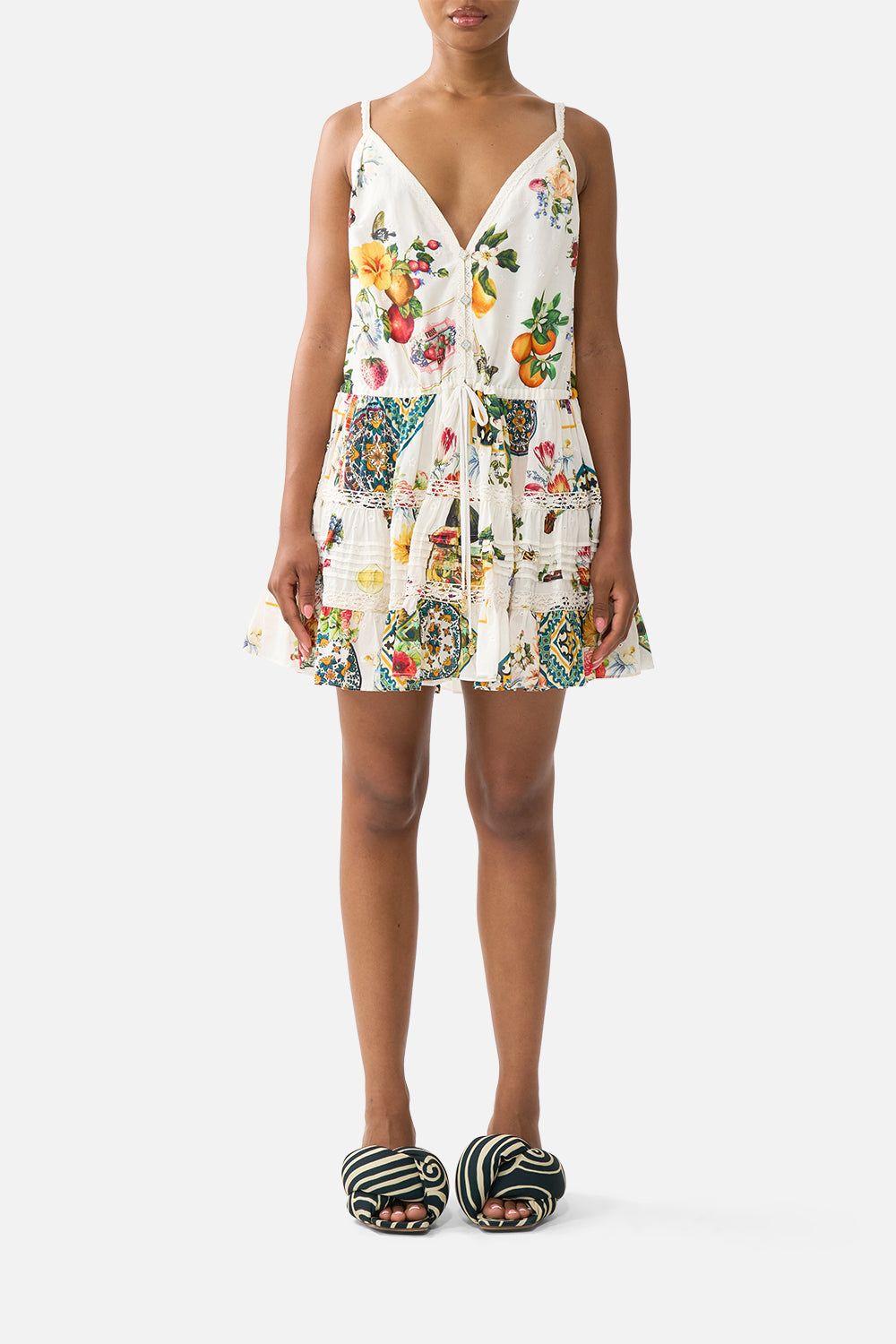 GATHER WAIST SHORT DRESS MAGIC OF THE MERCADO