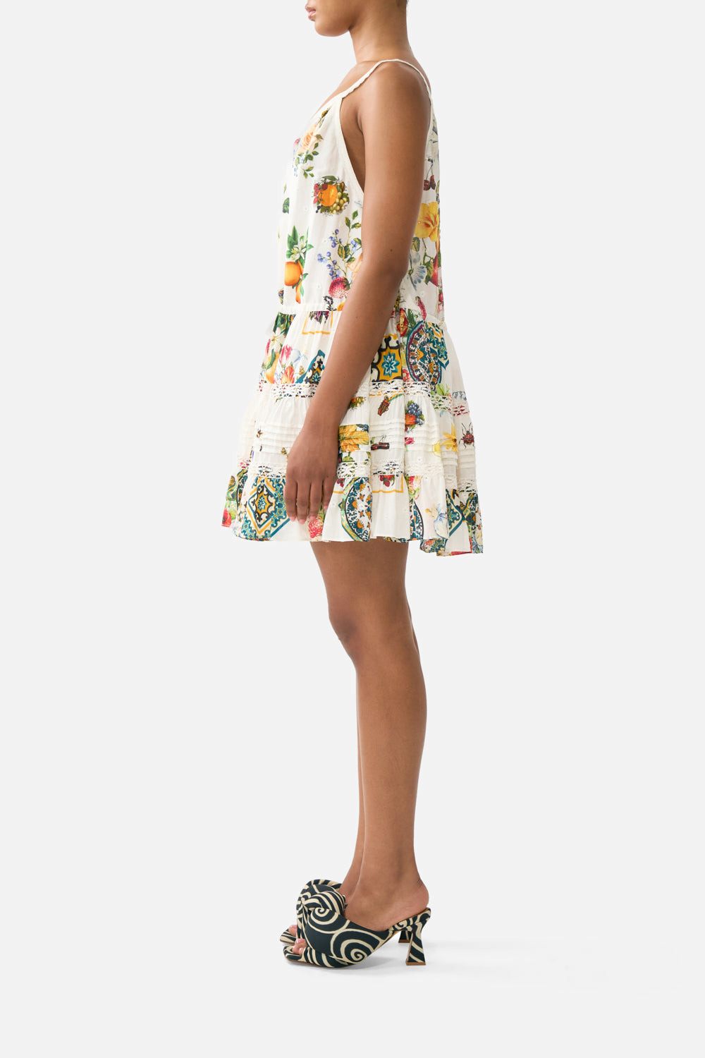 GATHER WAIST SHORT DRESS MAGIC OF THE MERCADO