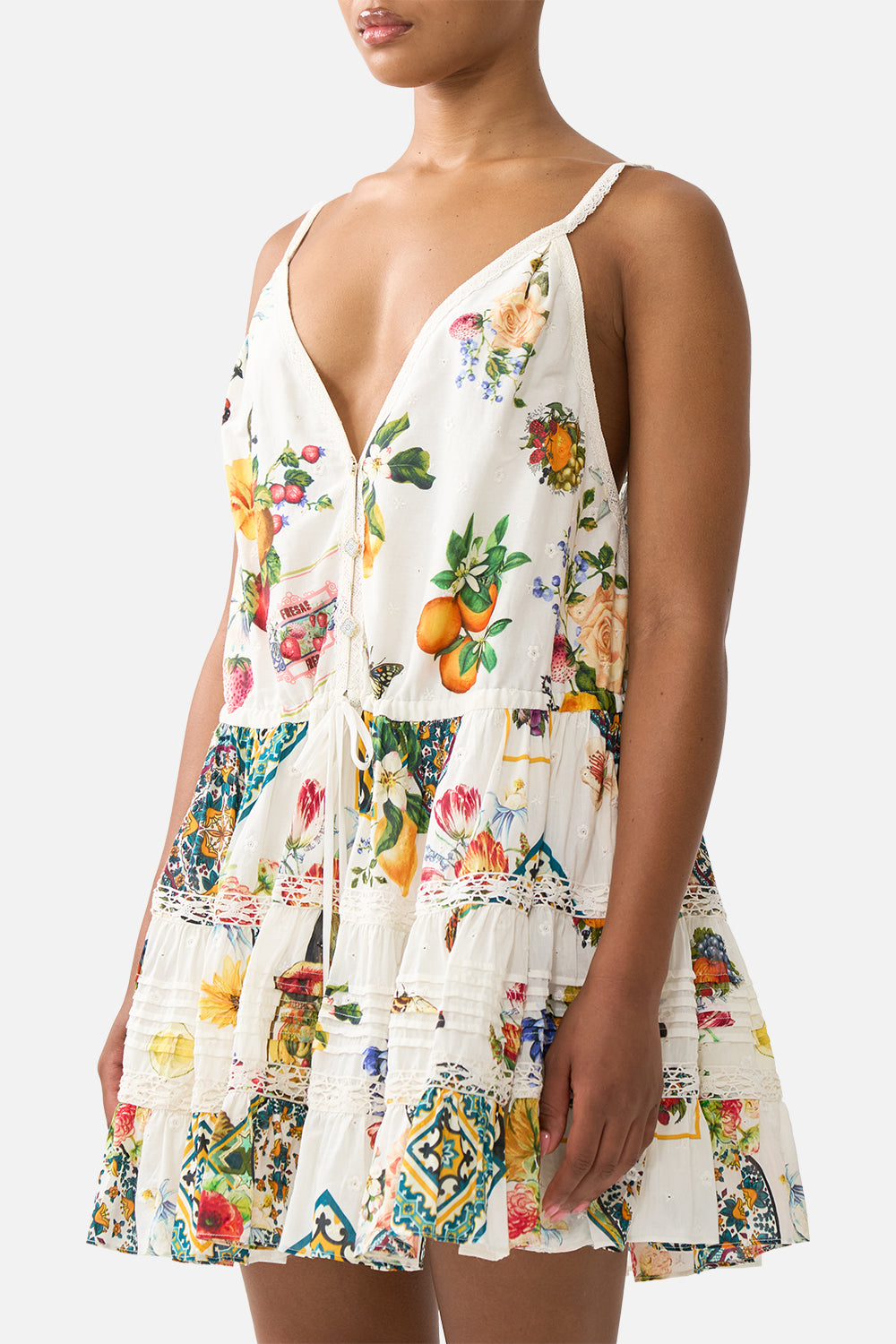 GATHER WAIST SHORT DRESS MAGIC OF THE MERCADO