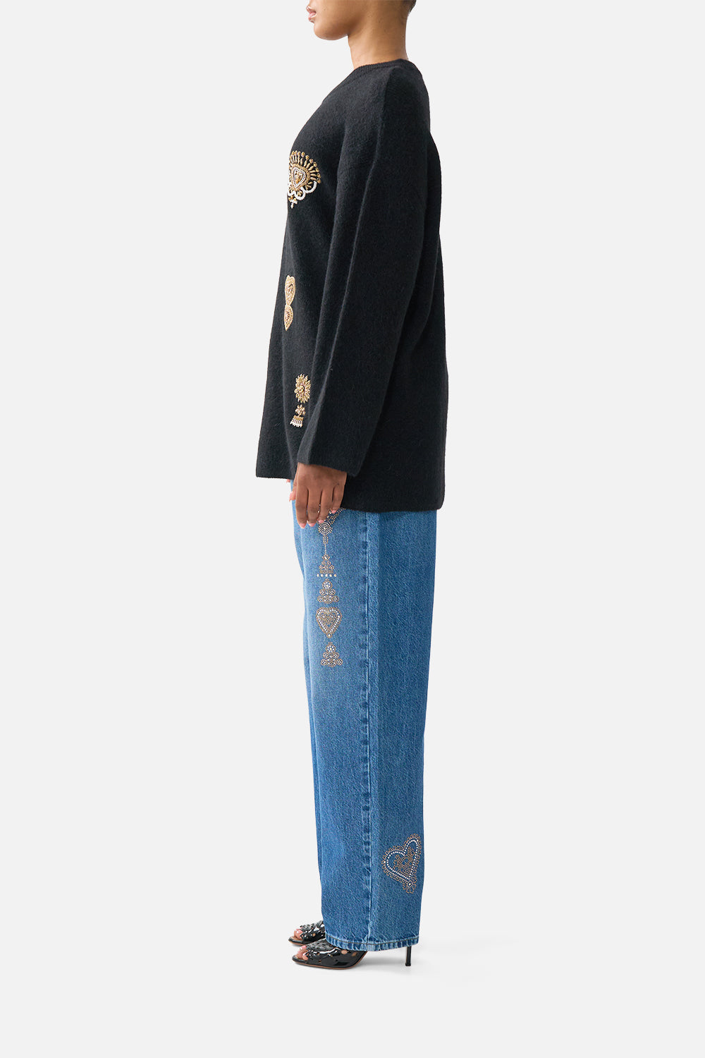BOXY CREW NECK JUMPER TAURUS RISING