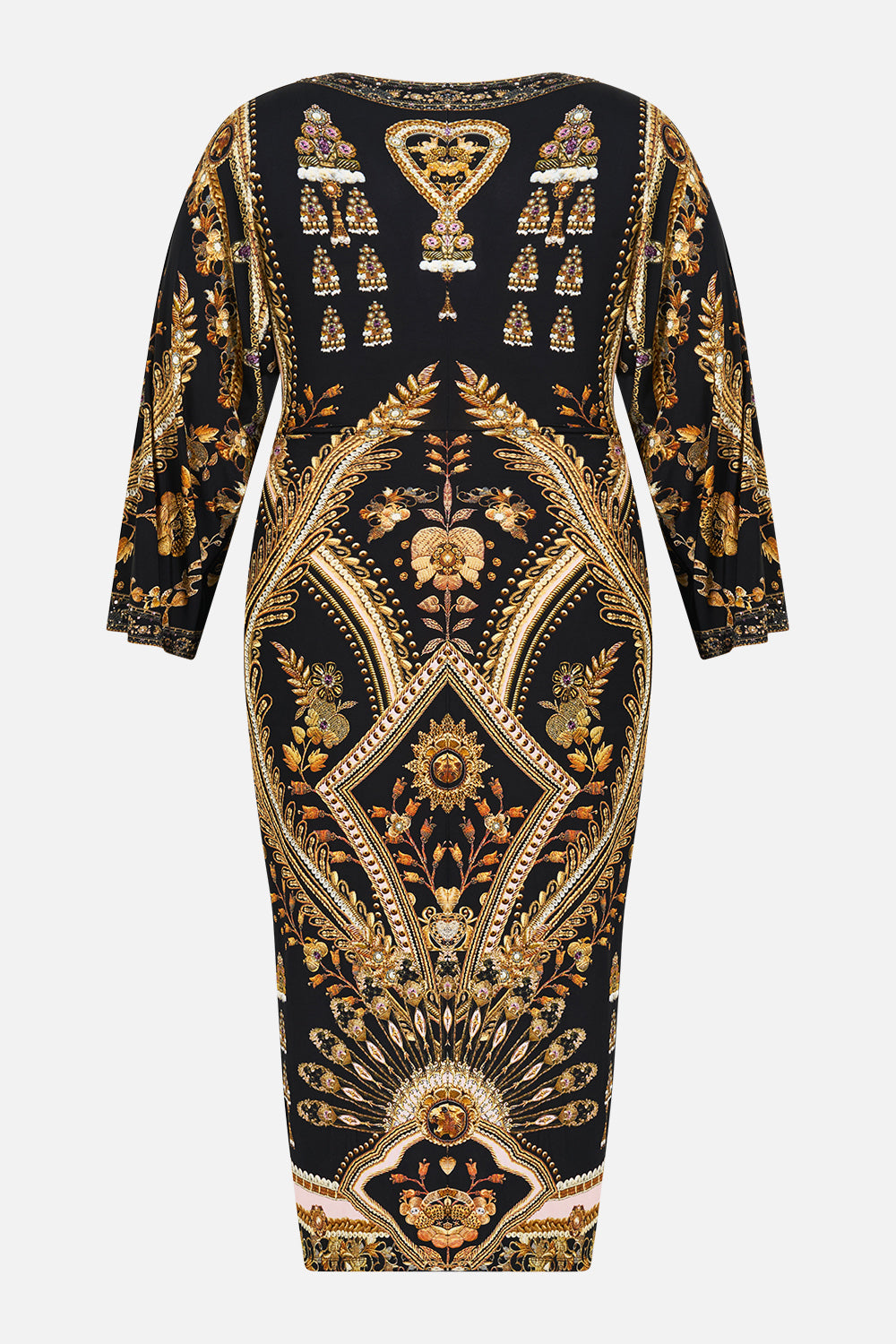 LONG SPLIT FRONT TWIST DRESS TAURUS RISING
