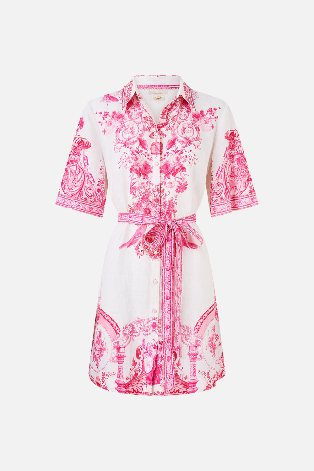 The CAMILLA SHORT SHIRT DRESS LIVIN LA VIDA ROSA