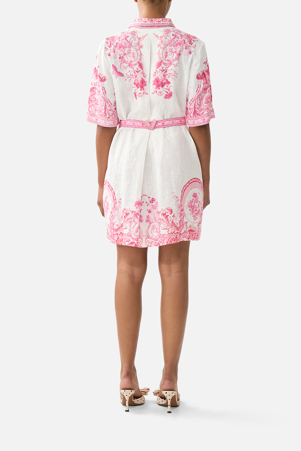 The CAMILLA SHORT SHIRT DRESS LIVIN LA VIDA ROSA