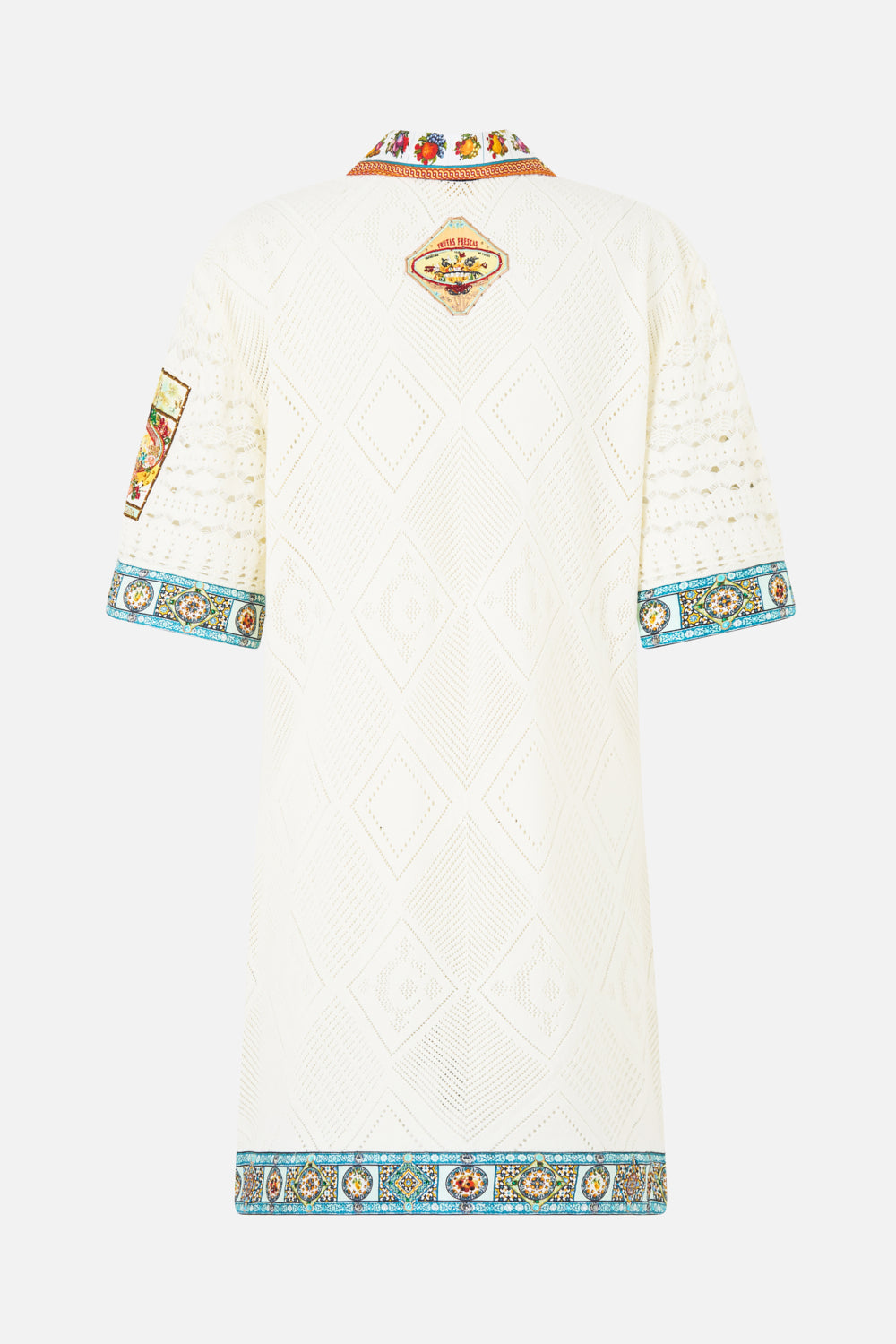 SILK COLLAR KNIT TUNIC MAGIC OF THE MERCADO