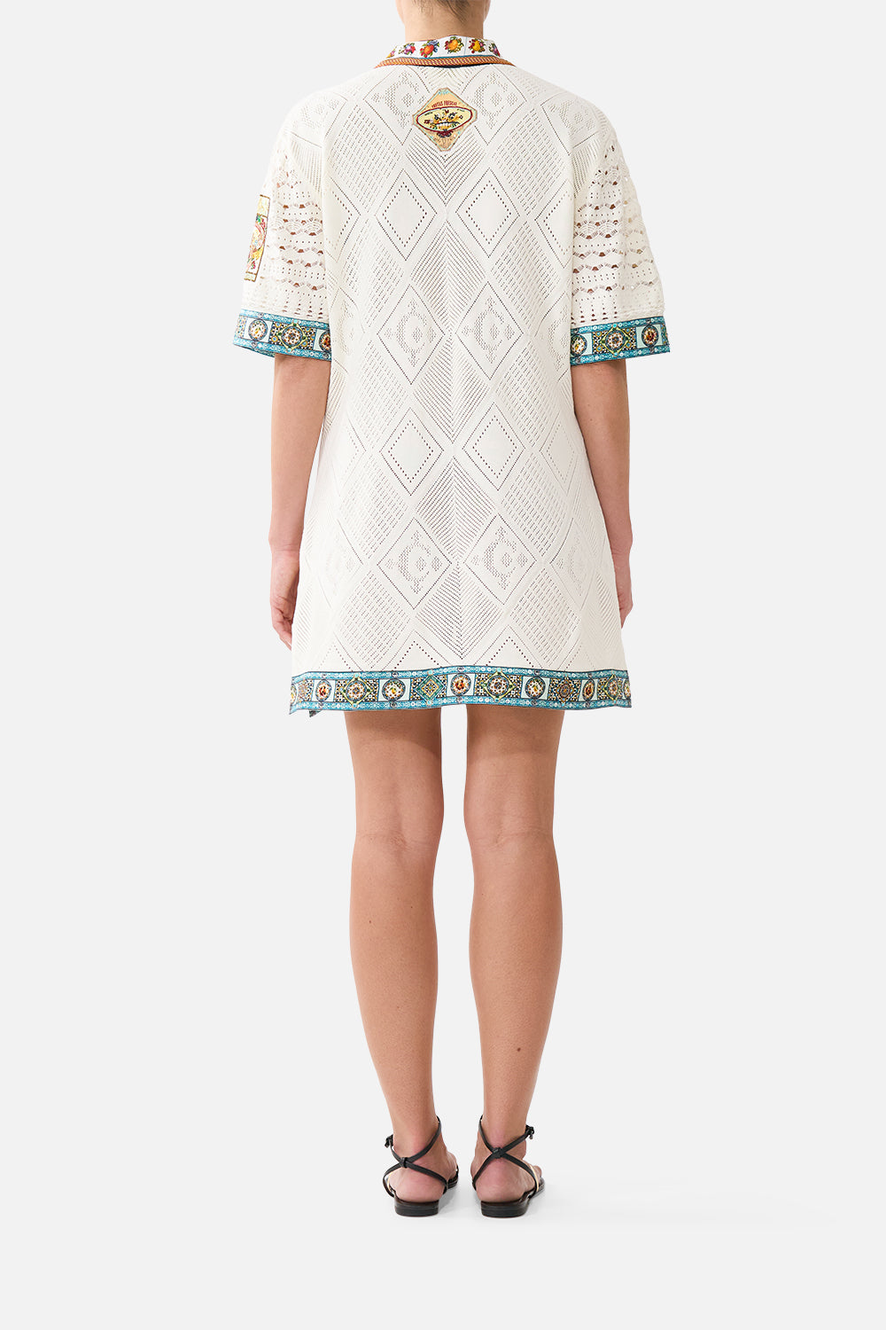 SILK COLLAR KNIT TUNIC MAGIC OF THE MERCADO
