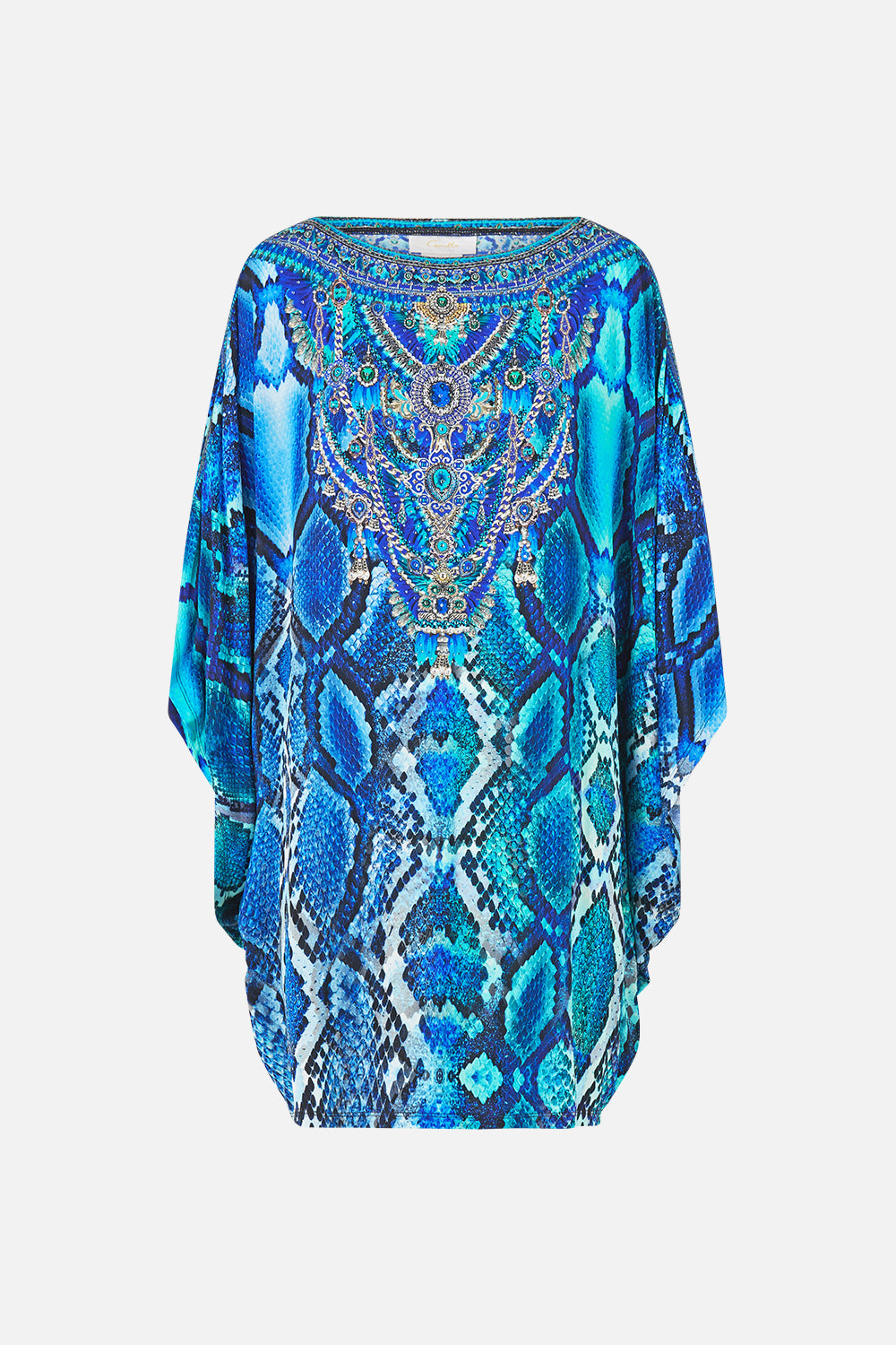 BAT SLEEVE KAFTAN WITH COLD SHOULDER THE SAPPHIRE SERPENT