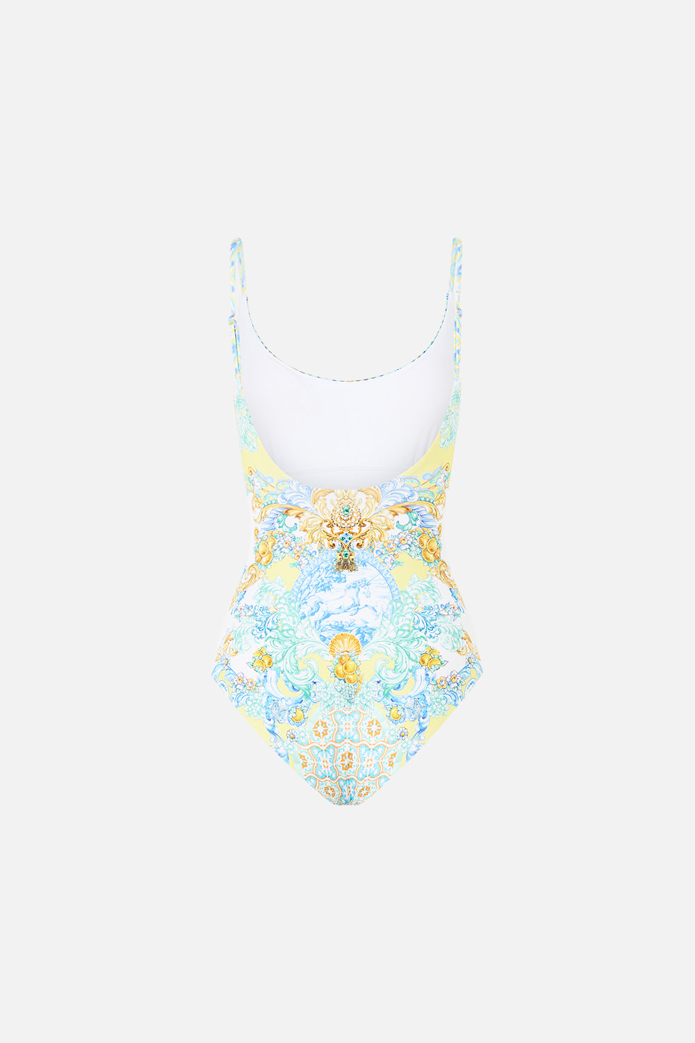 SCOOP NECK ONE PIECE WITH SCOOP BACK DIAL UP THE TILES