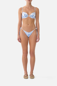 CONTINUOUS UNDERWIRE MOULDED CUP BIKINI TOP CERAMIC PANORAMIC