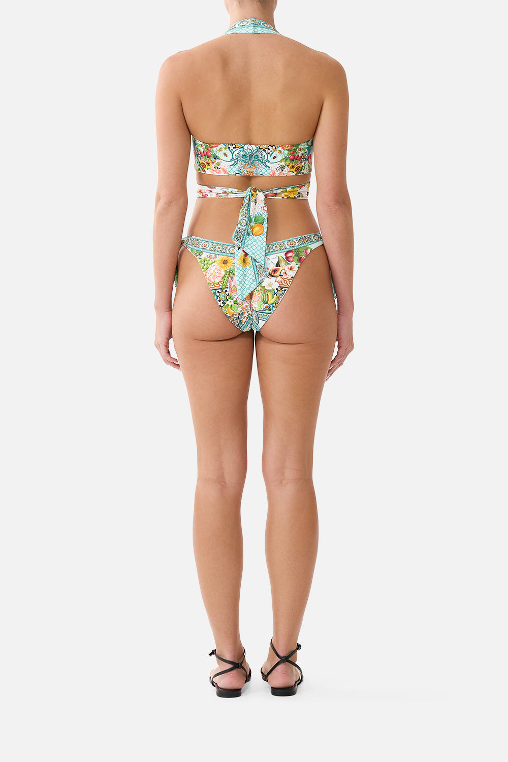 REVERSIBLE MULTI WEAR TIE HALTER BIKINI SET MAGIC OF THE MERCADO