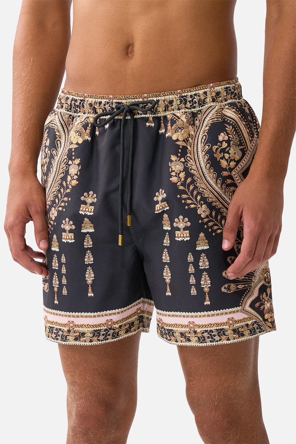 MID LENGTH BOARDSHORT WITH ELASTIC WAIST TAURUS RISING