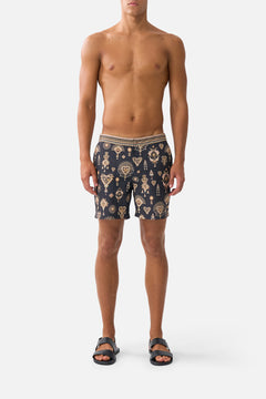 MID LENGTH BOARDSHORT WITH FIXED WAIST TAURUS RISING