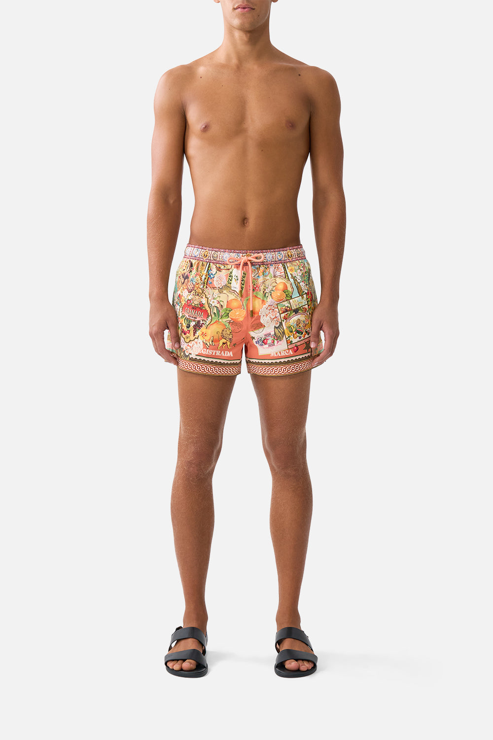 SHORT LENGTH BOARDSHORT WITH ELASTIC WAIST VA VA VINTAGE