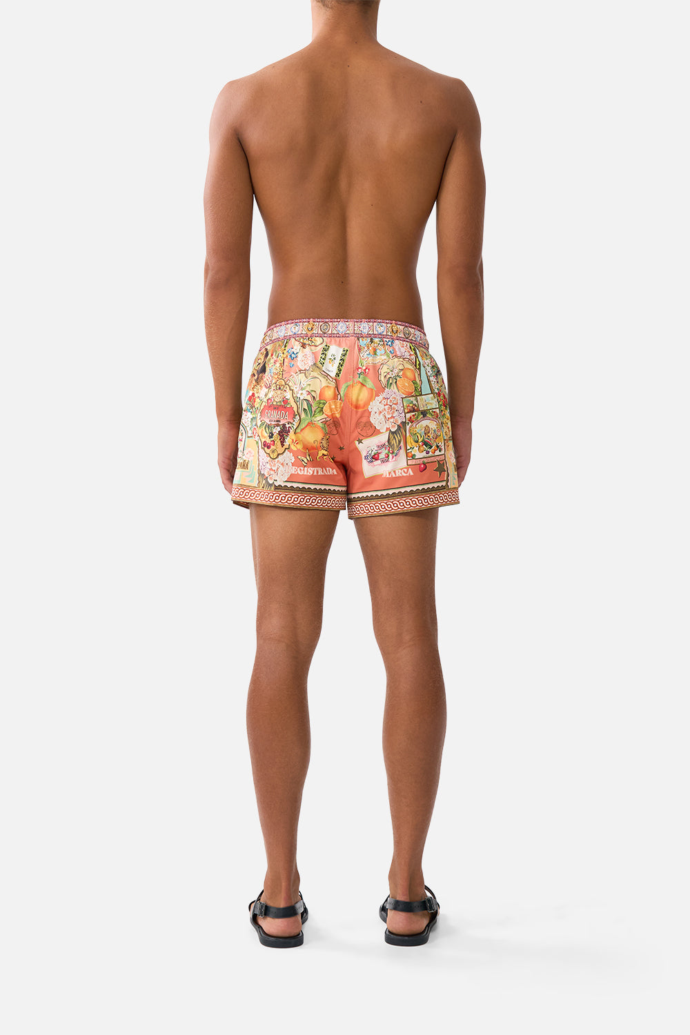 SHORT LENGTH BOARDSHORT WITH ELASTIC WAIST VA VA VINTAGE