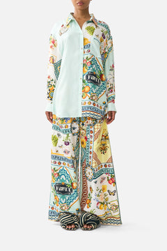 LONG SLEEVE OVERSIZED SHIRT WITH POCKET MAGIC OF THE MERCADO
