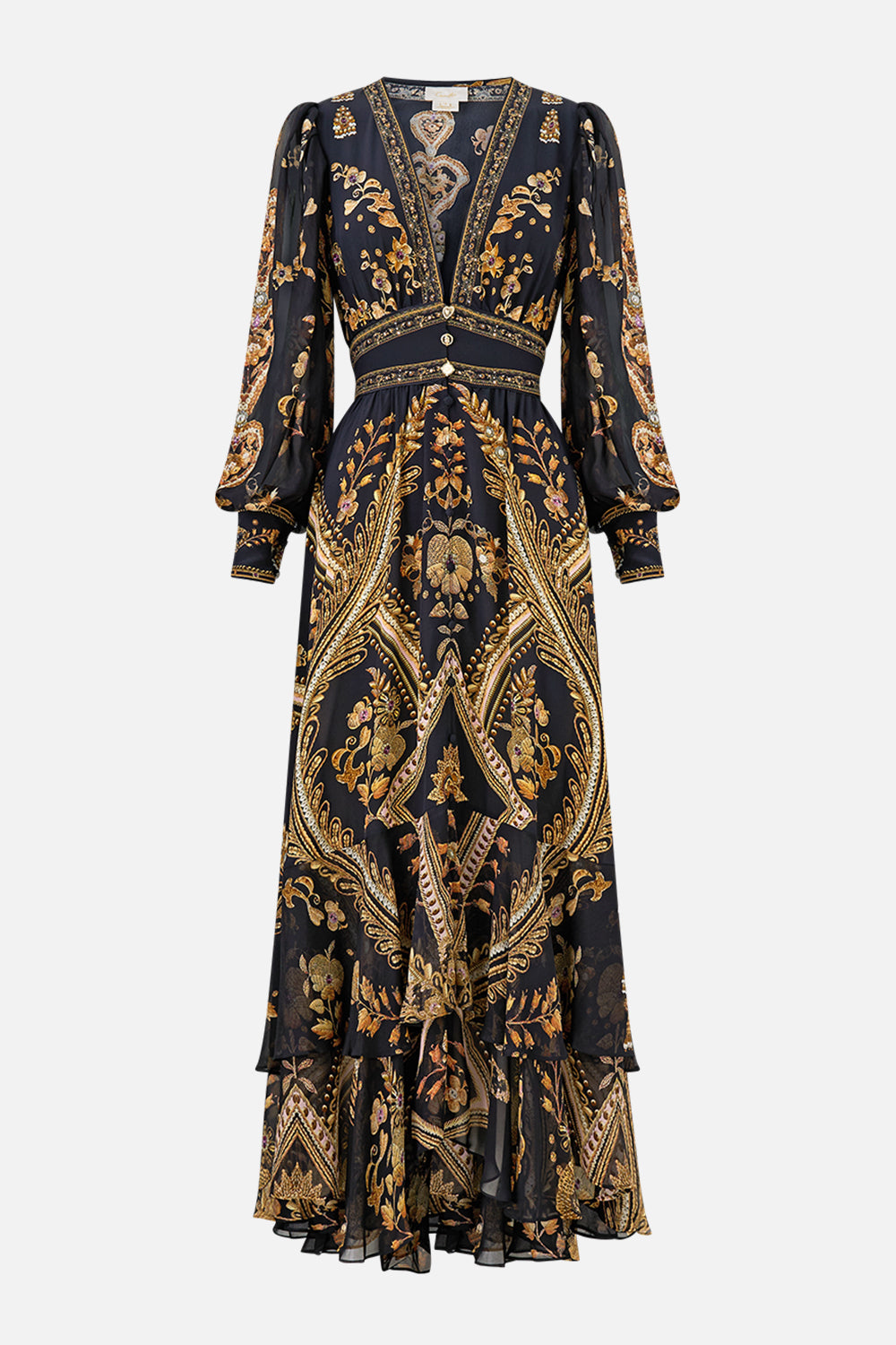 LONG BUTTON FRONT DRESS TAURUS RISING