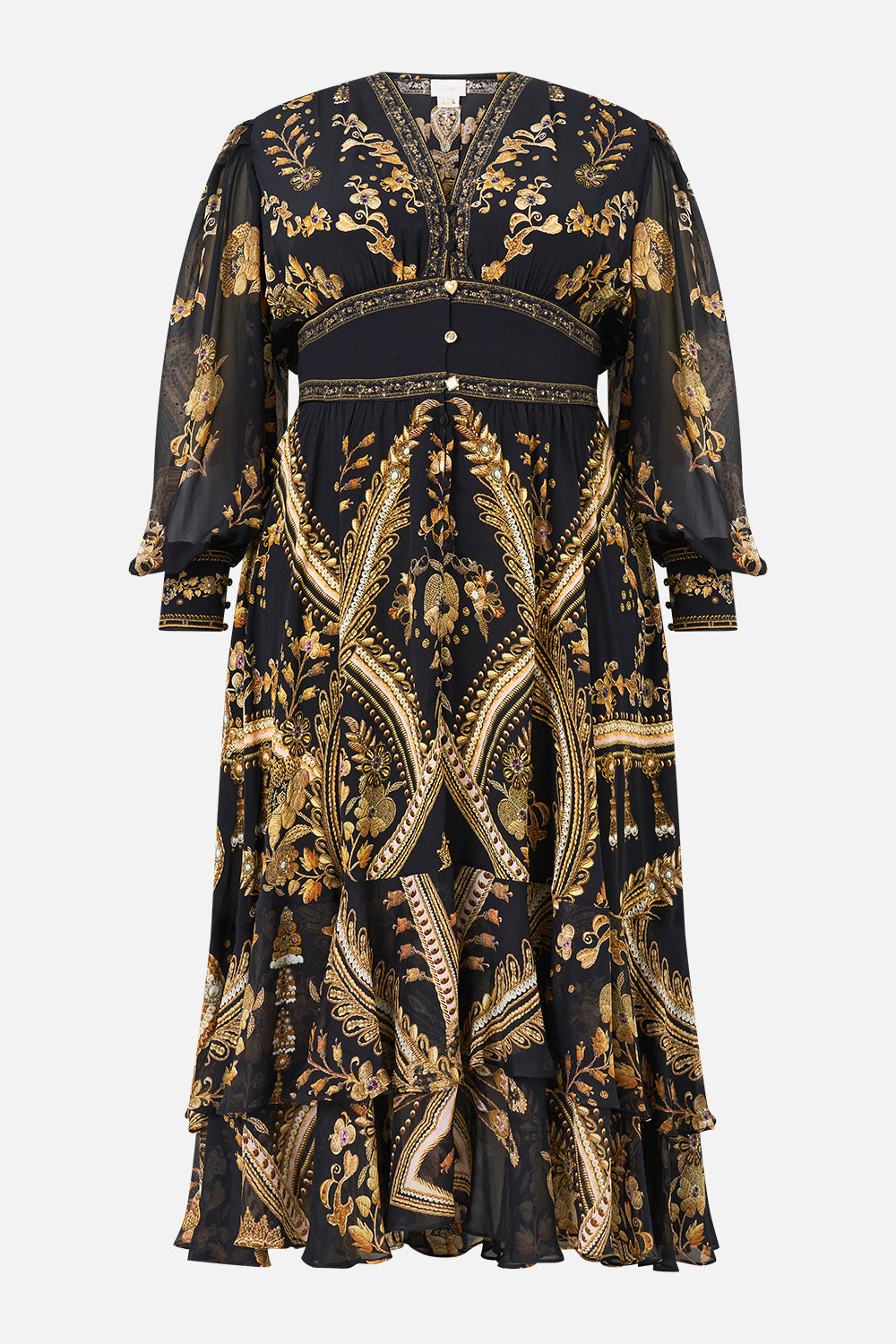 LONG BUTTON FRONT DRESS TAURUS RISING