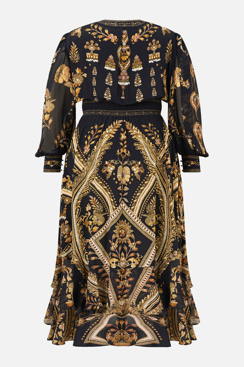 LONG BUTTON FRONT DRESS TAURUS RISING