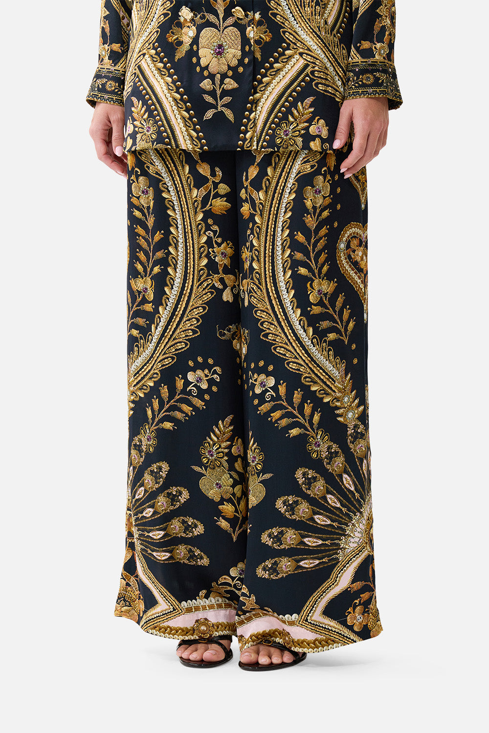 WIDE LEG WAISTED PANT TAURUS RISING