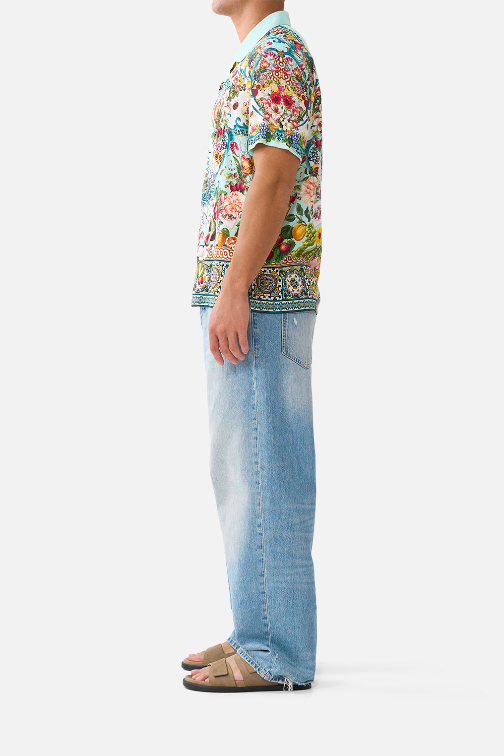 SHORT SLEEVE CAMP COLLARED SHIRT MAGIC OF THE MERCADO