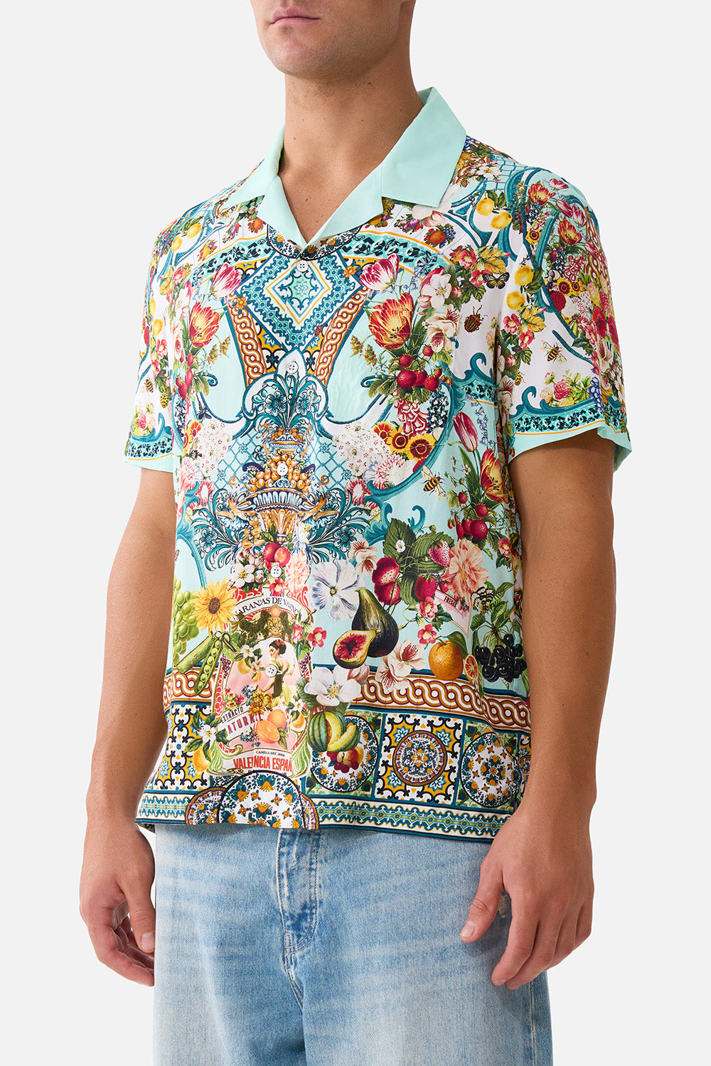 SHORT SLEEVE CAMP COLLARED SHIRT MAGIC OF THE MERCADO