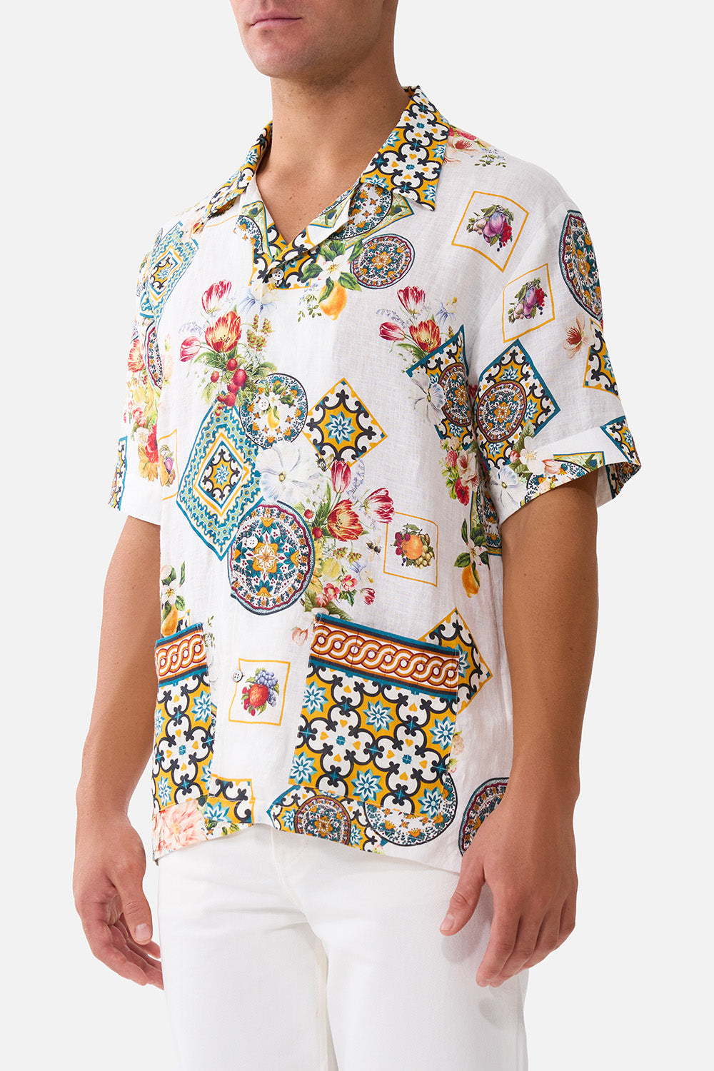 SHORT SLEEVE CABANA SHIRT MAGIC OF THE MERCADO