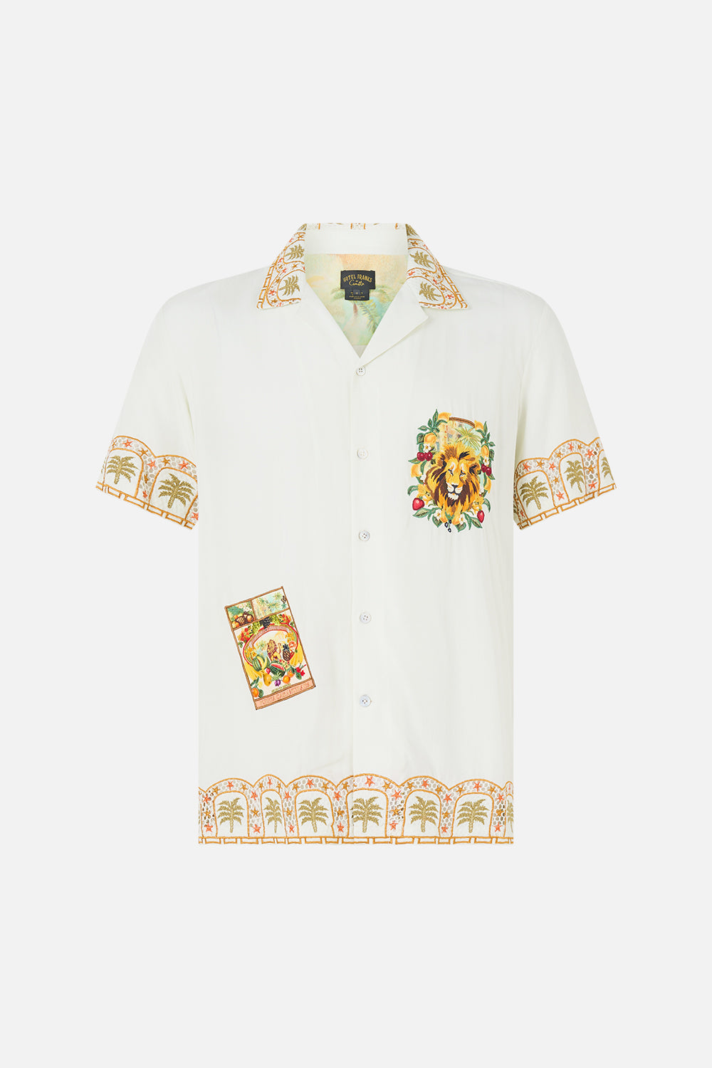 SHORT SLEEVE CAMP COLLARED SHIRT VA VA VINTAGE