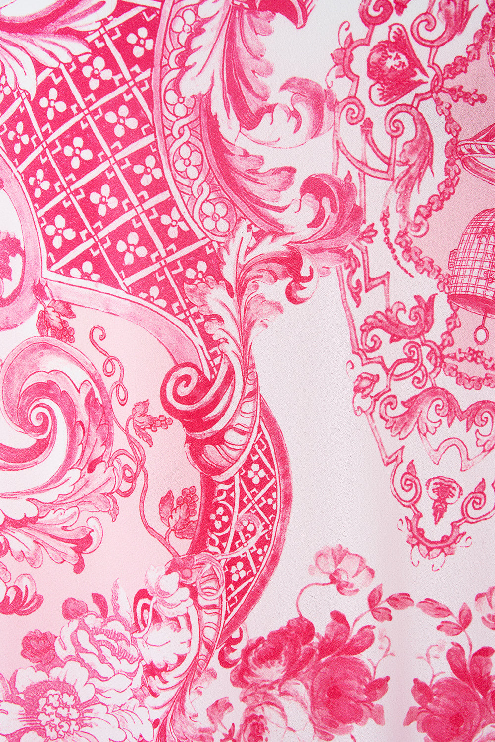 LONG SARONG WITH TIE WAIST AND FRILL EDGE LIVIN LA VIDA ROSA