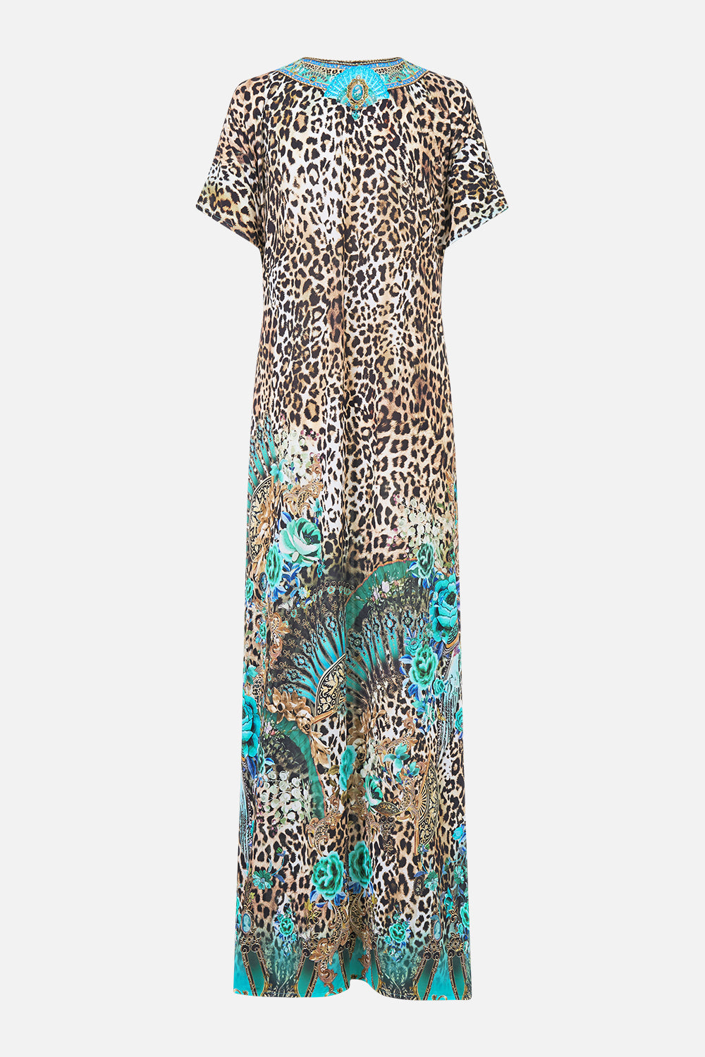 FRONT SPLIT BEACH MAXI DRESS WITH CHAIN FLAMENCO EUPHORIA