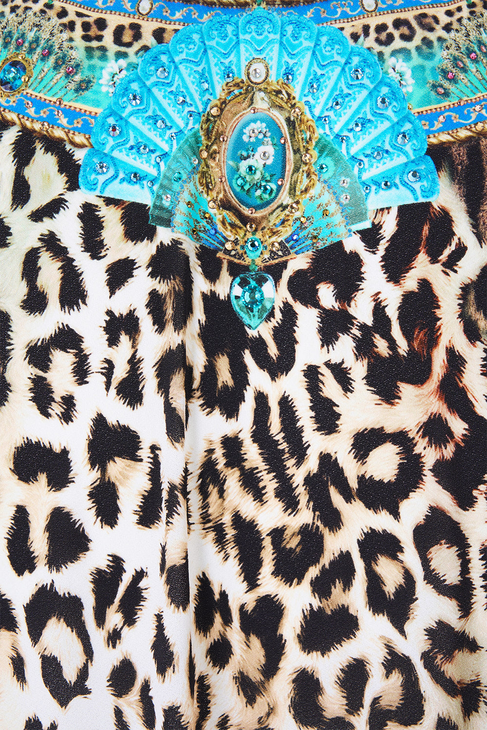 FRONT SPLIT BEACH MAXI DRESS WITH CHAIN FLAMENCO EUPHORIA