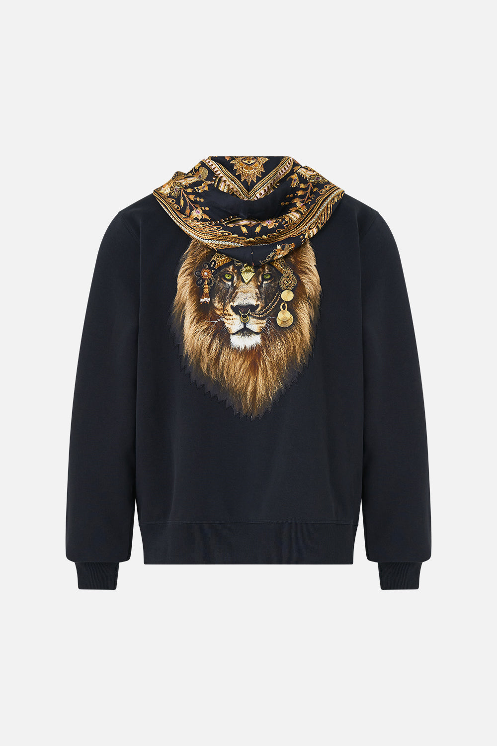 CONTRAST HOODED SWEATSHIRT TAURUS RISING