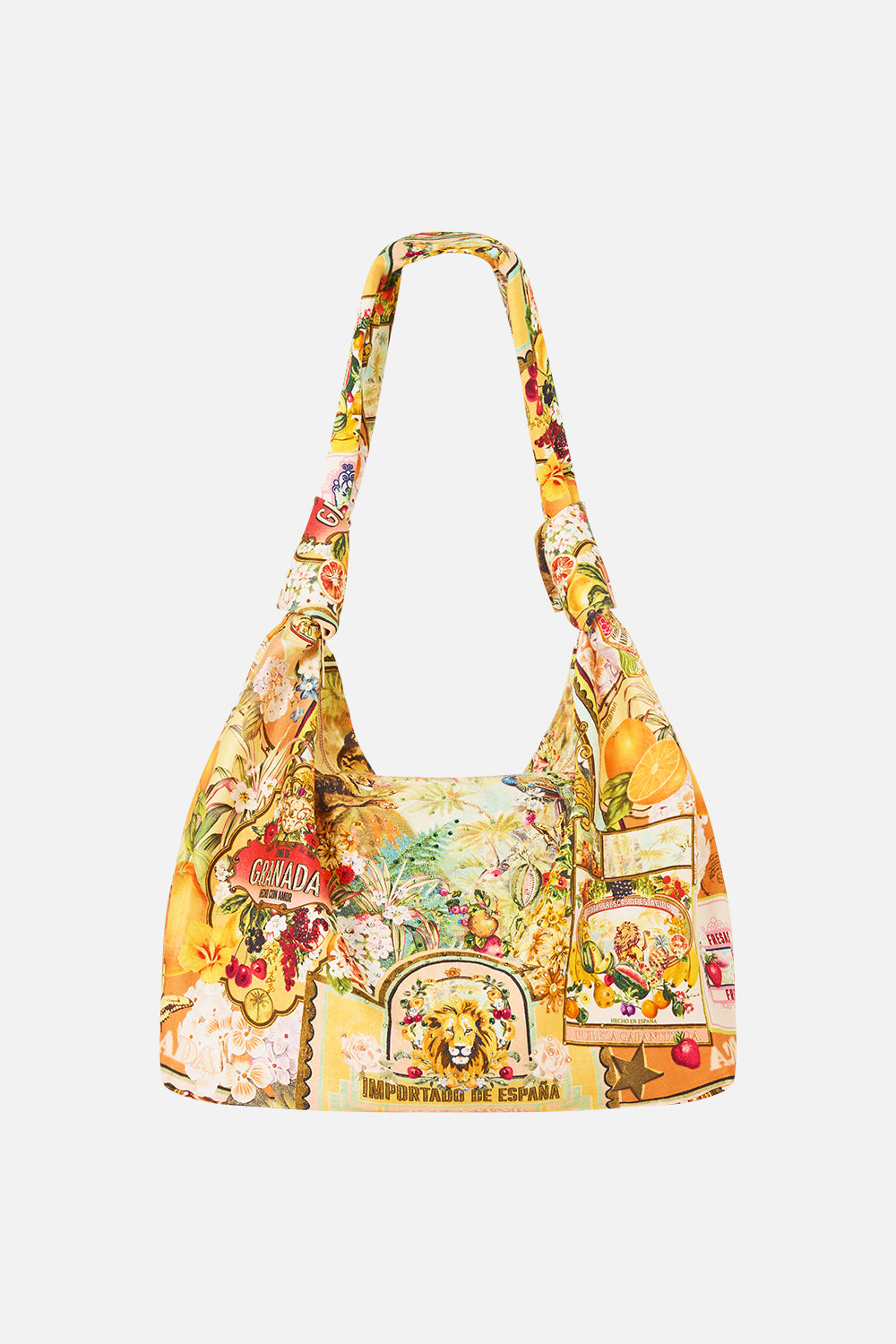 SLOUCH SHOULDER BAG WITH KNOT DETAILS VA VA VINTAGE