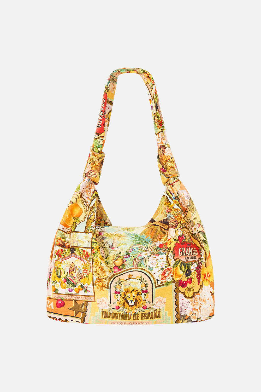 SLOUCH SHOULDER BAG WITH KNOT DETAILS VA VA VINTAGE
