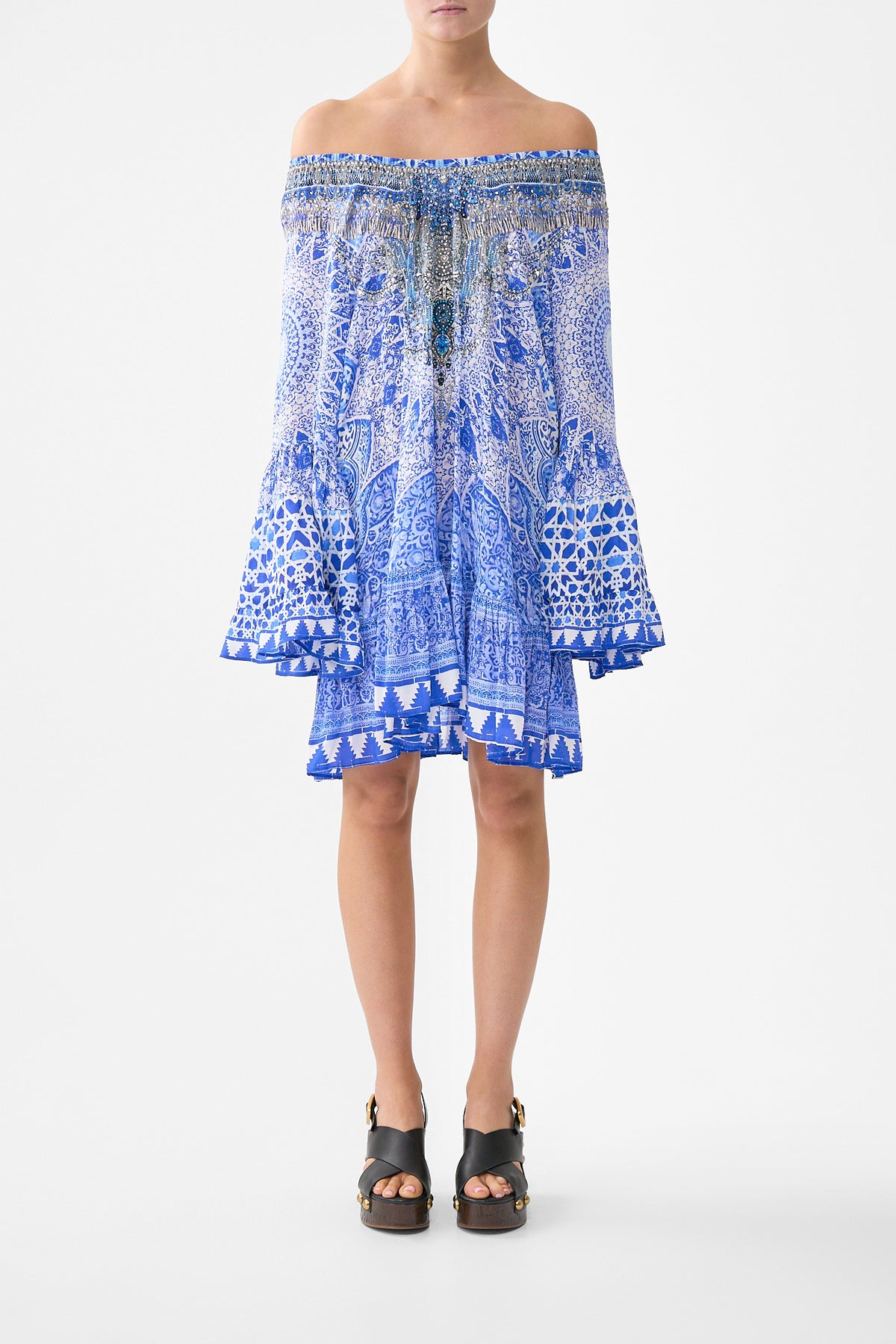 A-LINE FRILL DRESS THE BOSPHOROUS