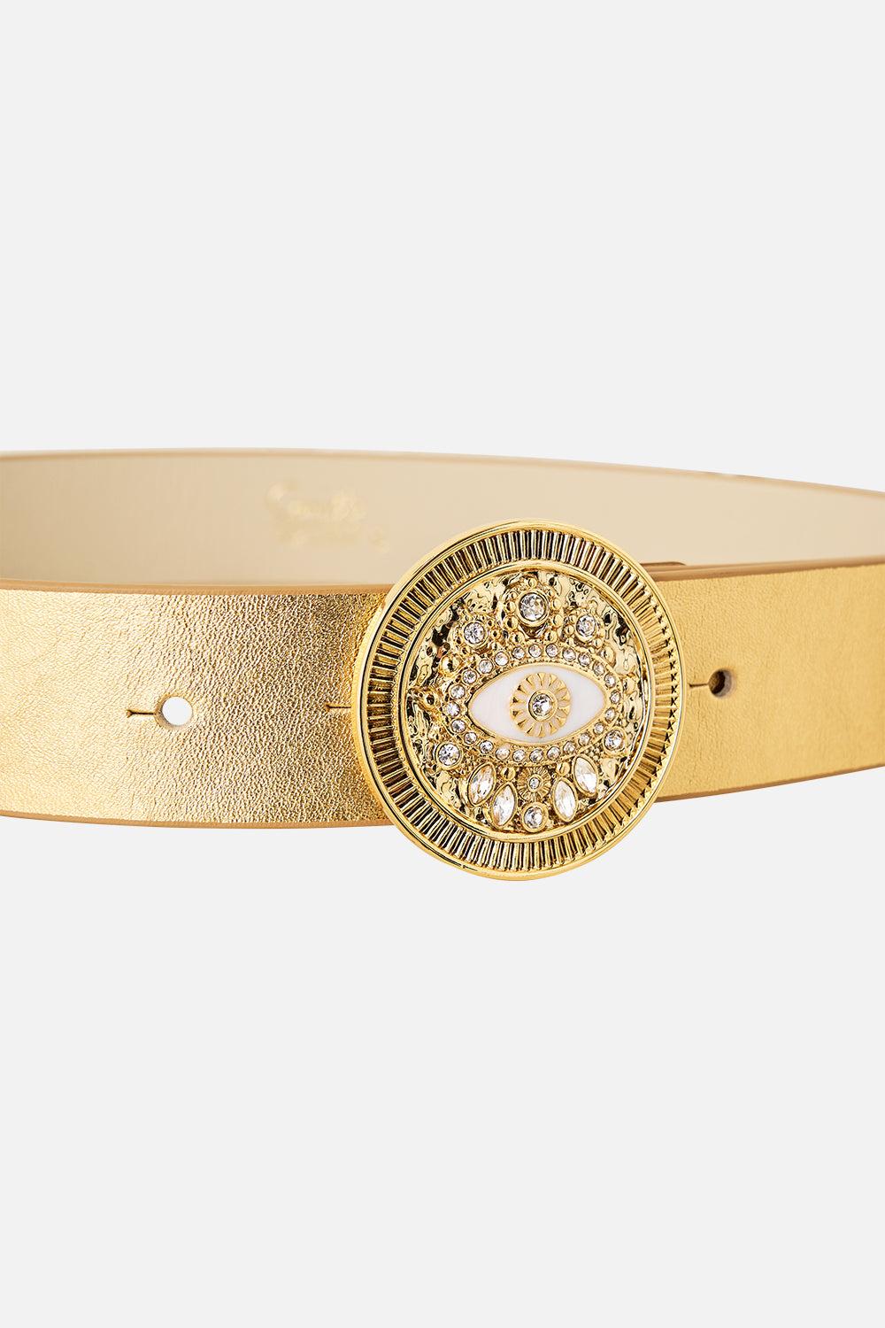 The CAMILLA EVIL EYE BELT GOLD