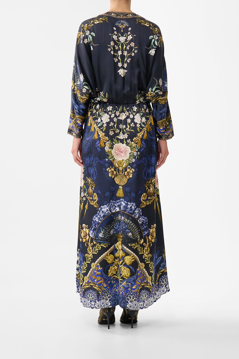 TWIST FRONT BATWING DRESS NOTES FROM THE BLUE ROOM