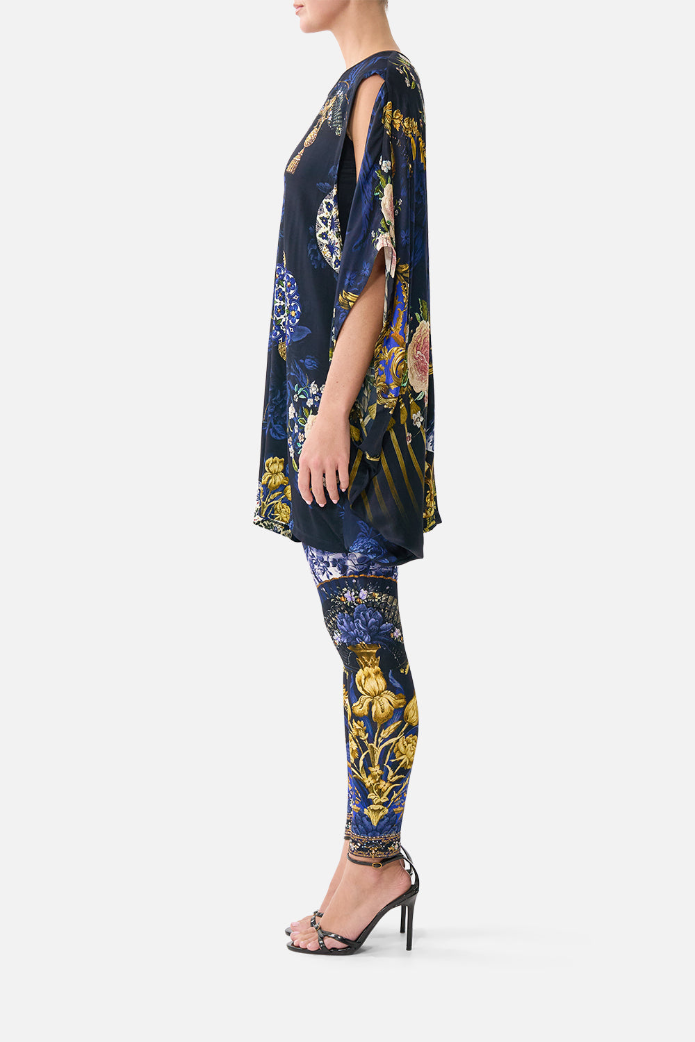 DRAPED SPLIT SLEEVE TOP NOTES FROM THE BLUE ROOM