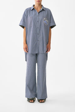 BUTTON FRONT LOUNGE PANT SEVILLIAN STYLE