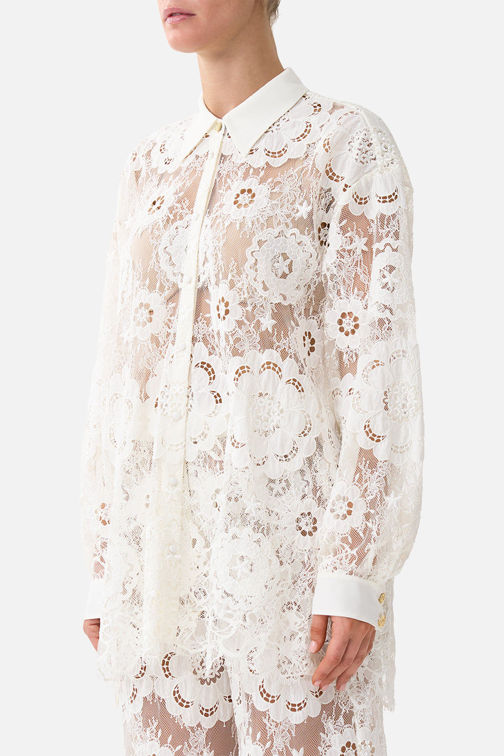 STEPPED HEM SHIRT I LEFT MY HEART IN GRANADA