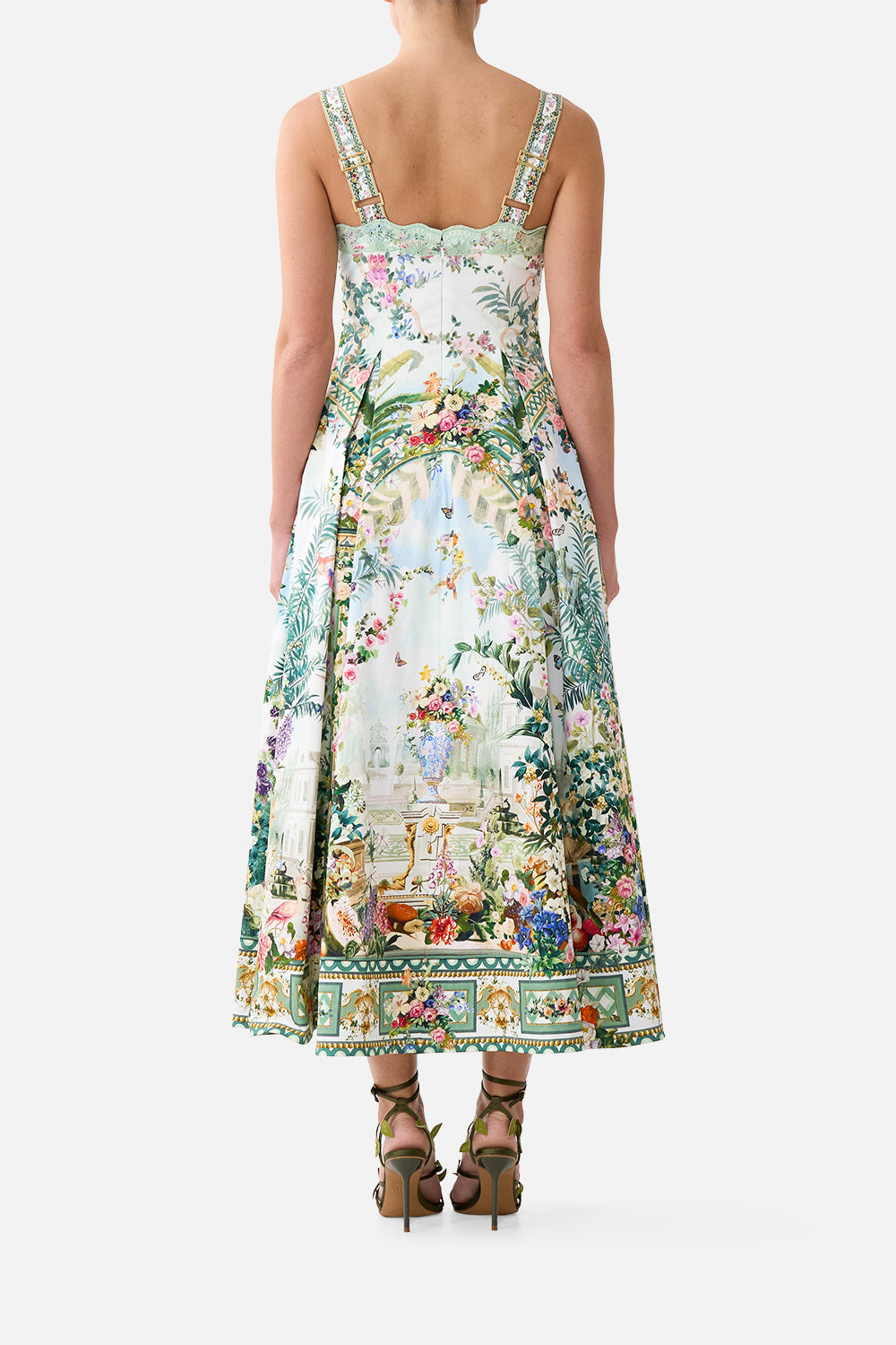 LONG FIT AND FLARE DRESS ART FOR THE EMPRESS