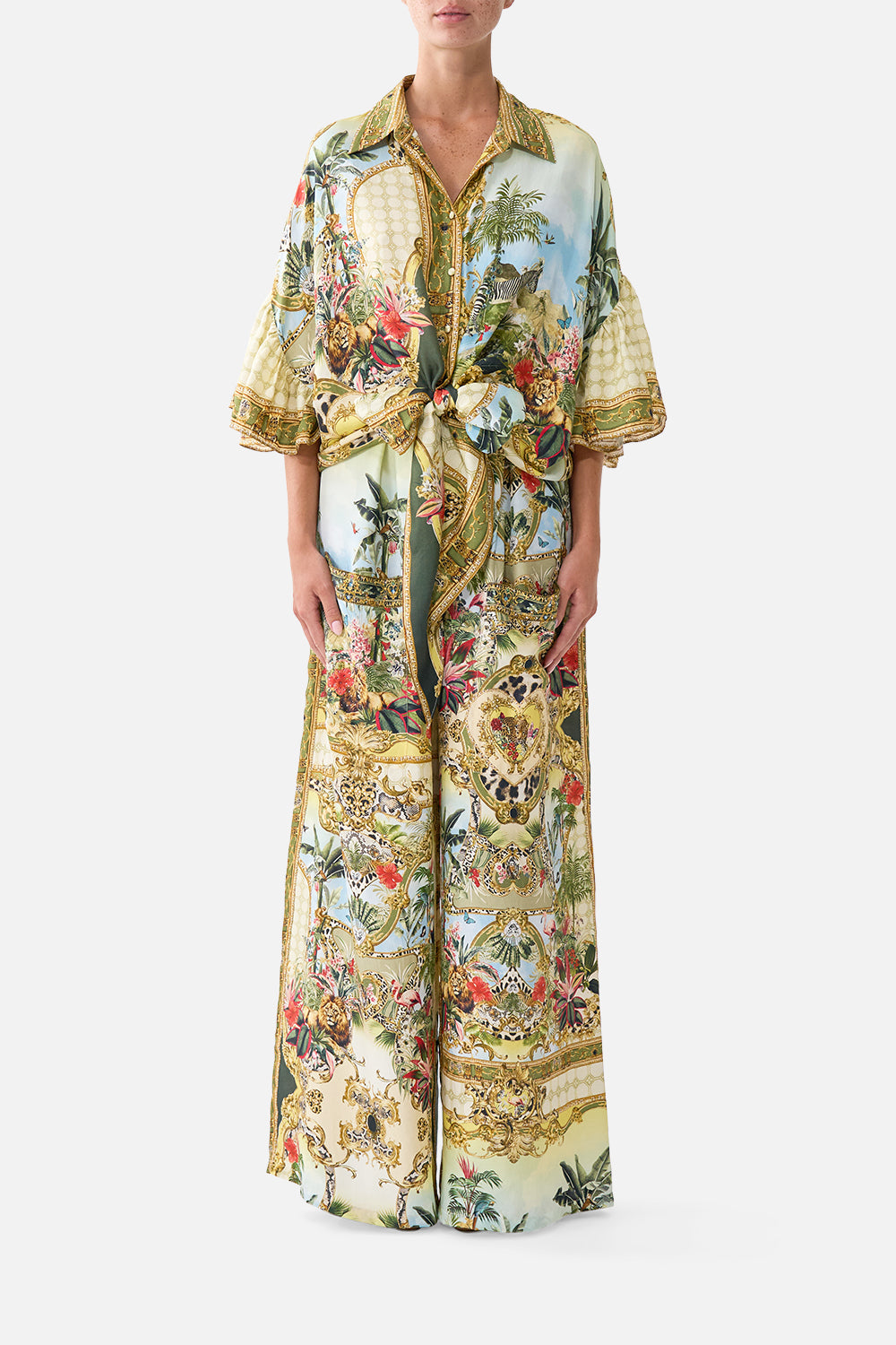 The CAMILLA WIDE LEG TROUSER WITH FRONT POCKETS WANDERLUST EMPIREWANDERLUST EMPIRE