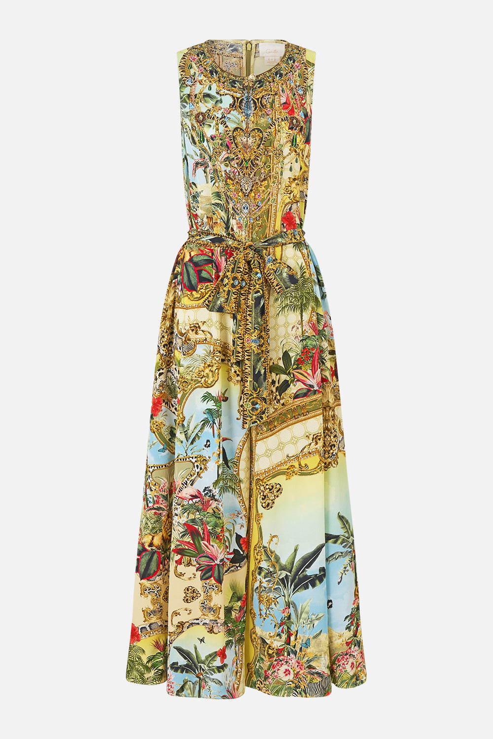 The CAMILLA FLARED JUMPSUIT WANDERLUST EMPIRE