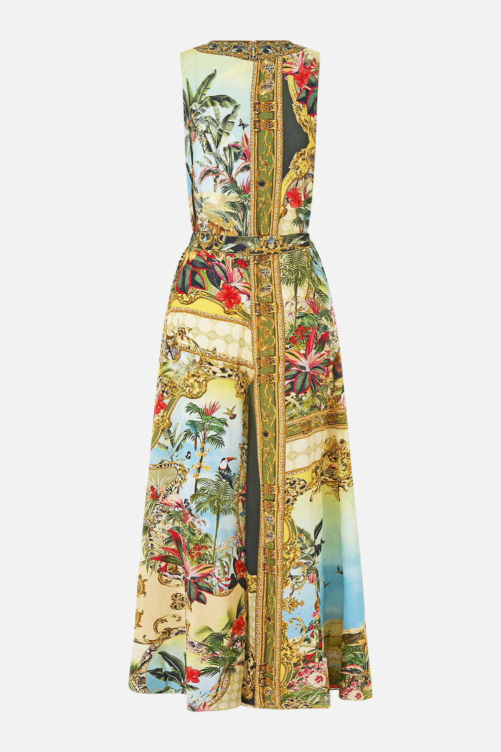 The CAMILLA FLARED JUMPSUIT WANDERLUST EMPIRE