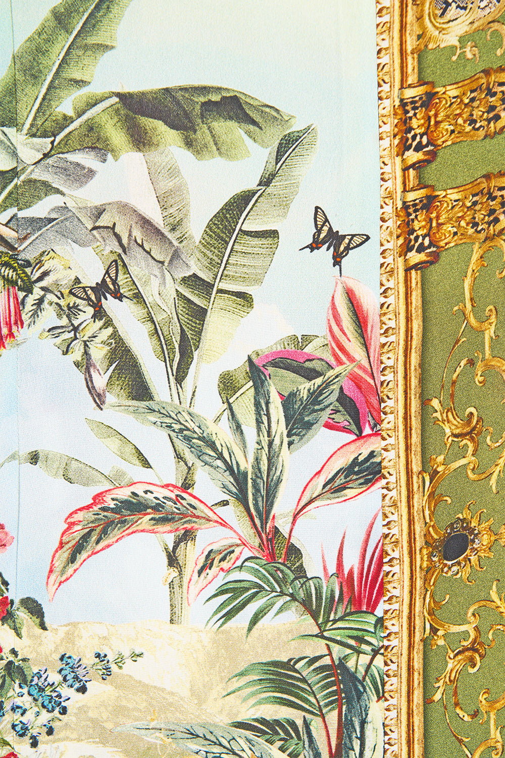 The CAMILLA FLARED JUMPSUIT WANDERLUST EMPIRE