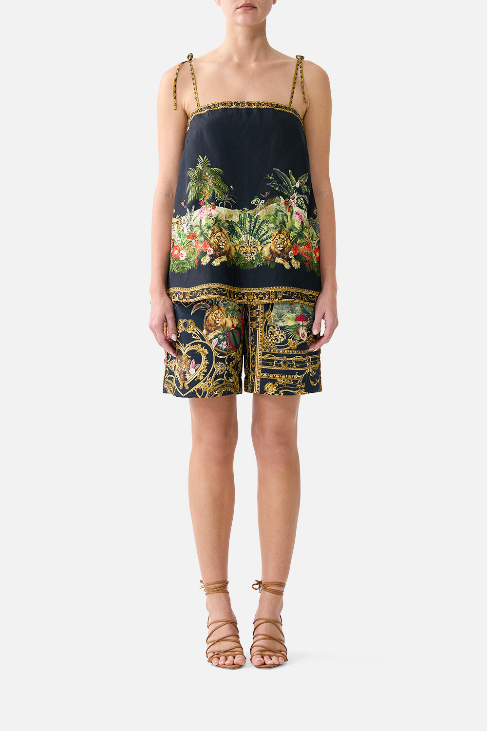 STRAIGHT SCARF TOP PALACE ZOOLOGY