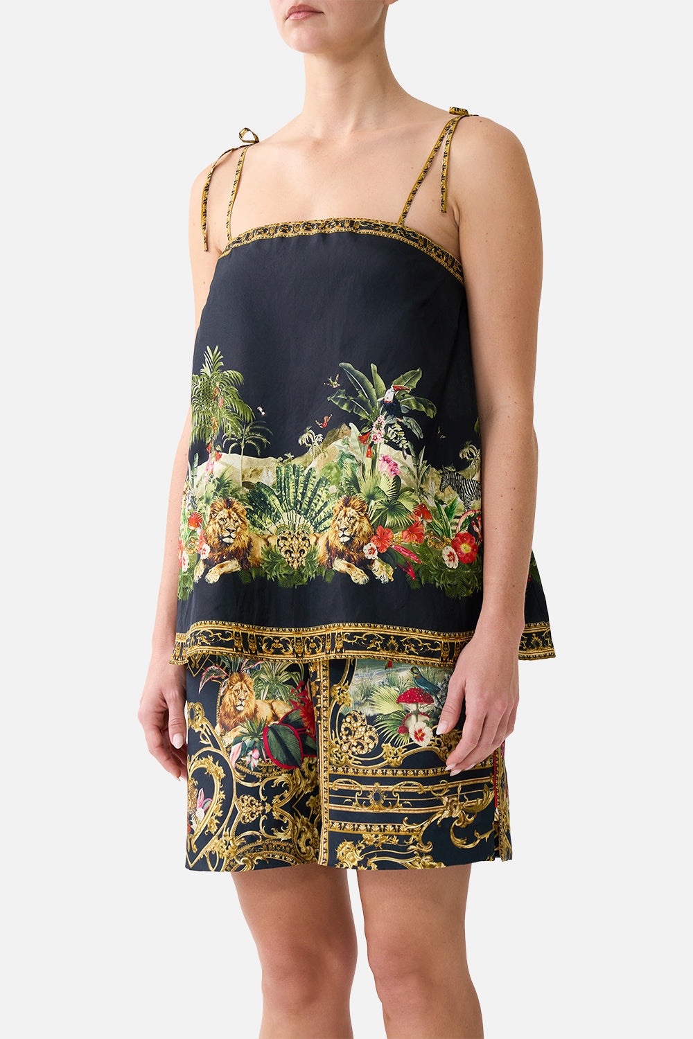 STRAIGHT SCARF TOP PALACE ZOOLOGY