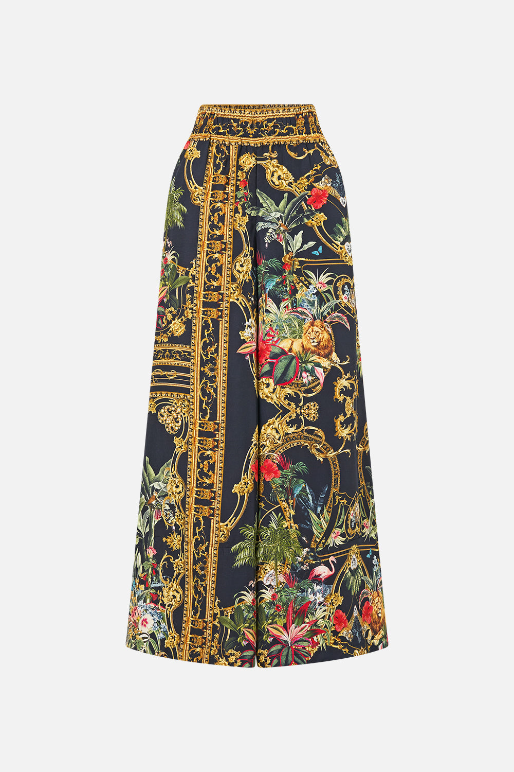 The CAMILLA CROPPED WIDE LEG PANEL PANT PALACE ZOOLOGY