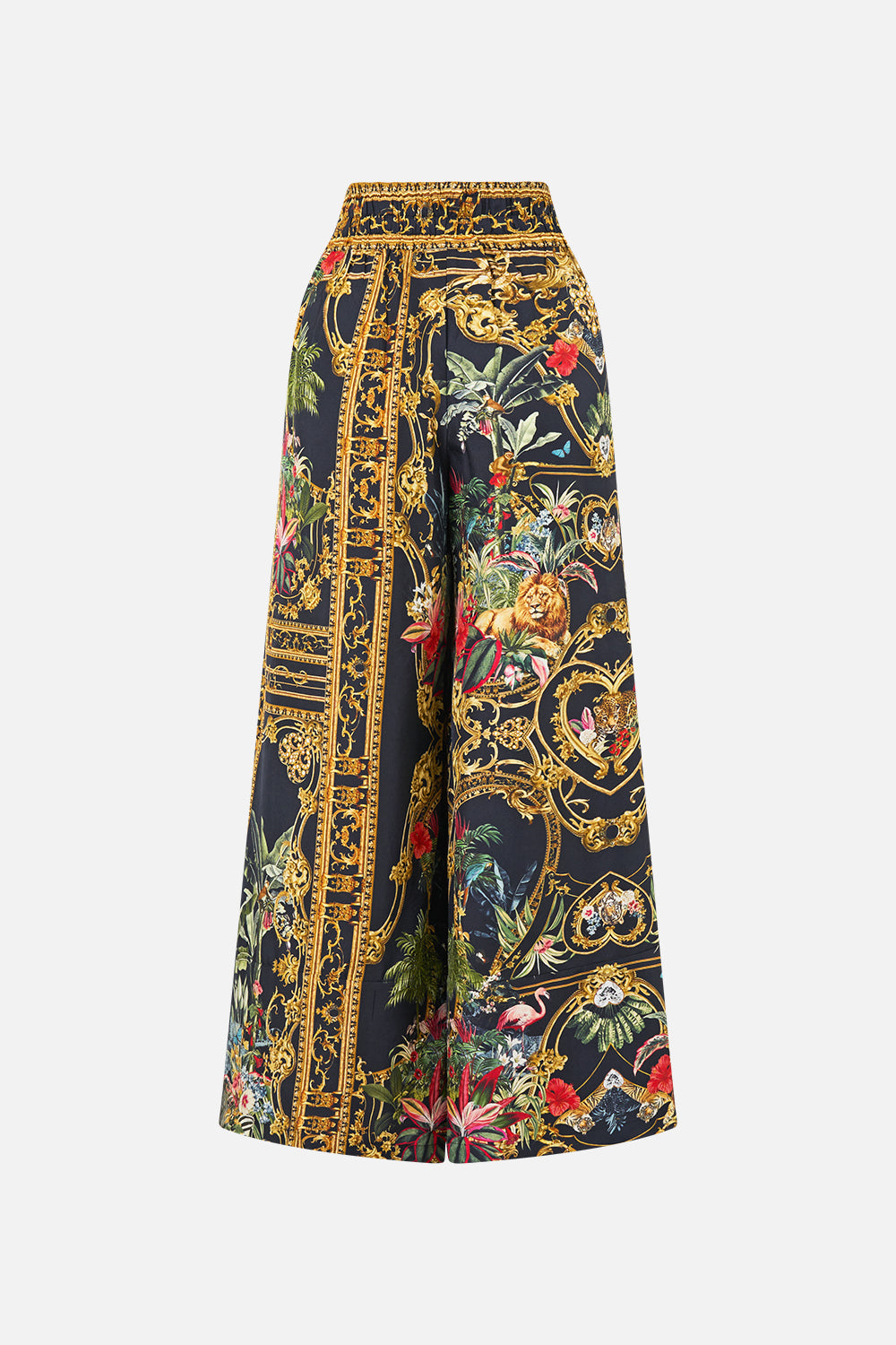 The CAMILLA CROPPED WIDE LEG PANEL PANT PALACE ZOOLOGY