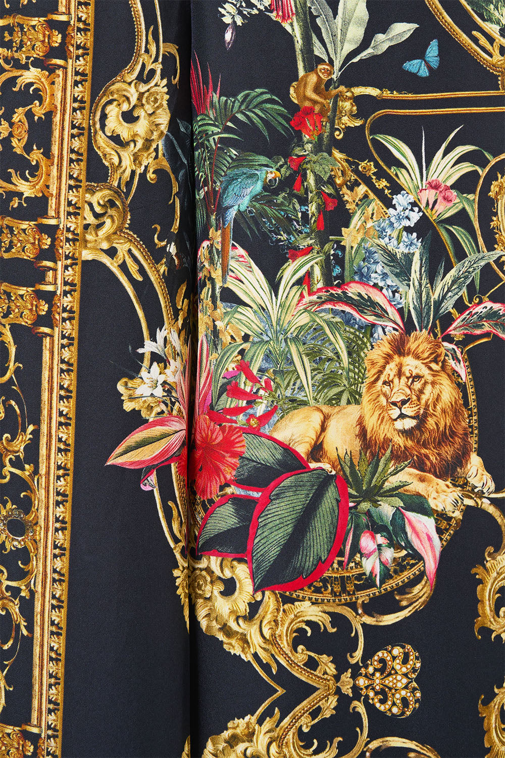 The CAMILLA CROPPED WIDE LEG PANEL PANT PALACE ZOOLOGY