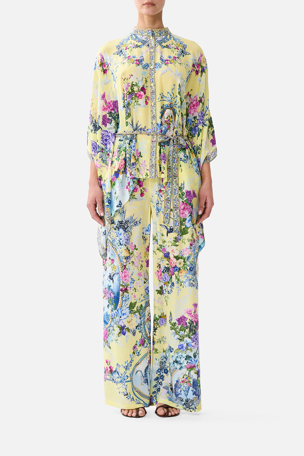 BUTTON THROUGH SCARF BLOUSE CHINOISERIE CHILD